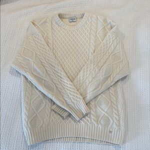 Aritzia Sunday Best Peggy Sweater Whisper White - Size XS